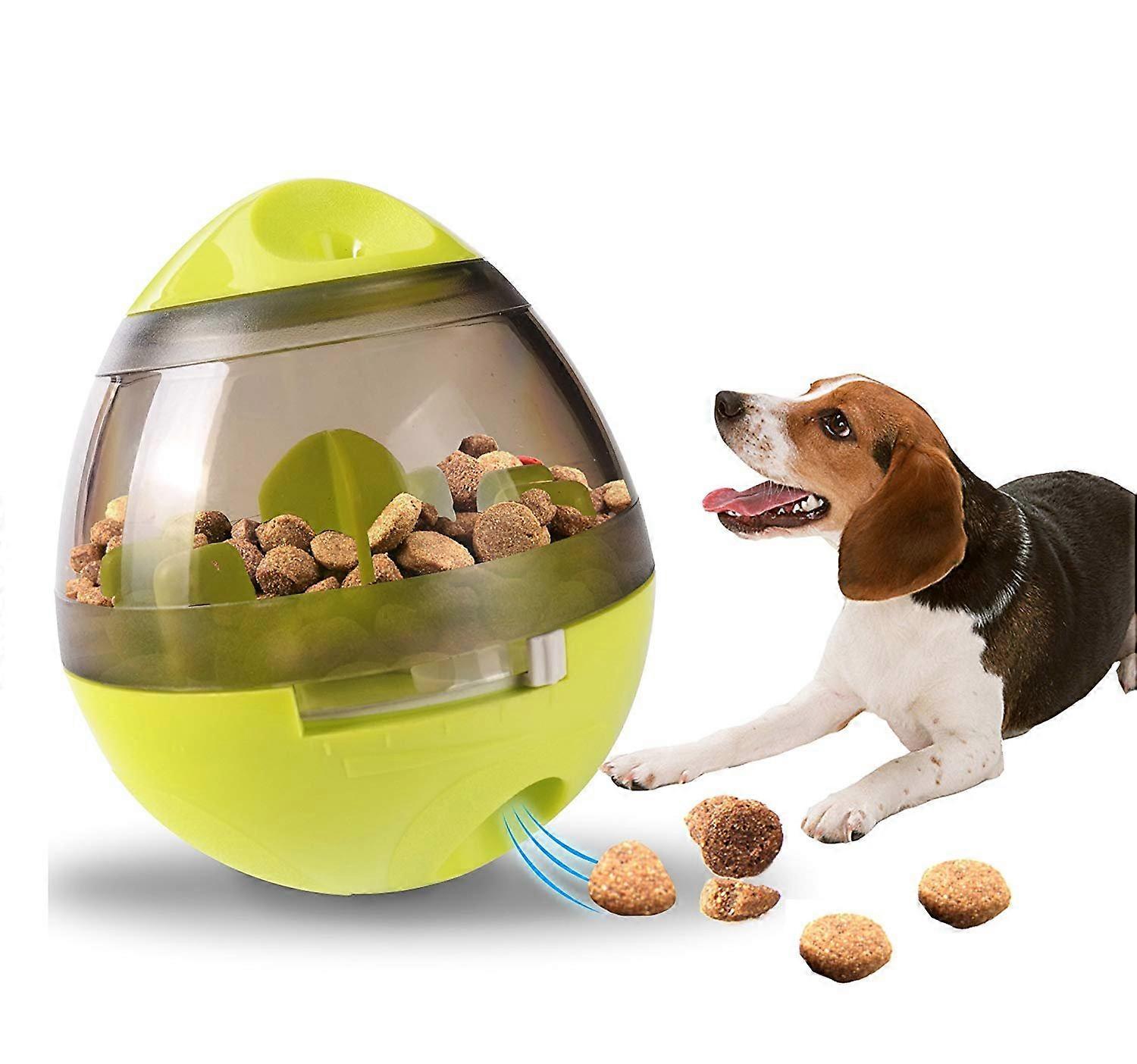Dog Ball Dispenser Toy, Adjustable Opening, Slow Feeder, Easy To Clean, Refills, Enrichment For Small Med Dogs
