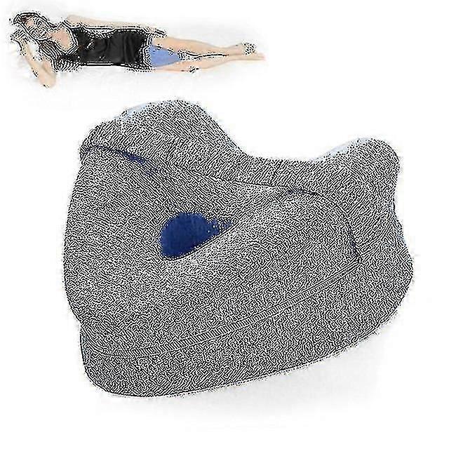 Orthopedic Leg Pillow with Knee Support & Sciatica Relief, Heart-Shaped Wedge Cushion for Sleeping