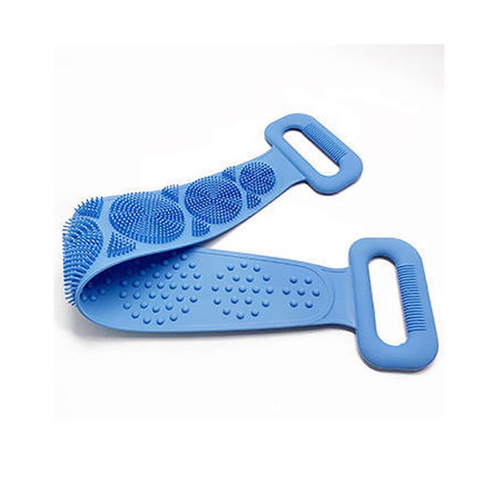 Silicone Deep Cleaning Bath Shower Magic Brushes Blue Back Brush Body Brush Shower Scrubber