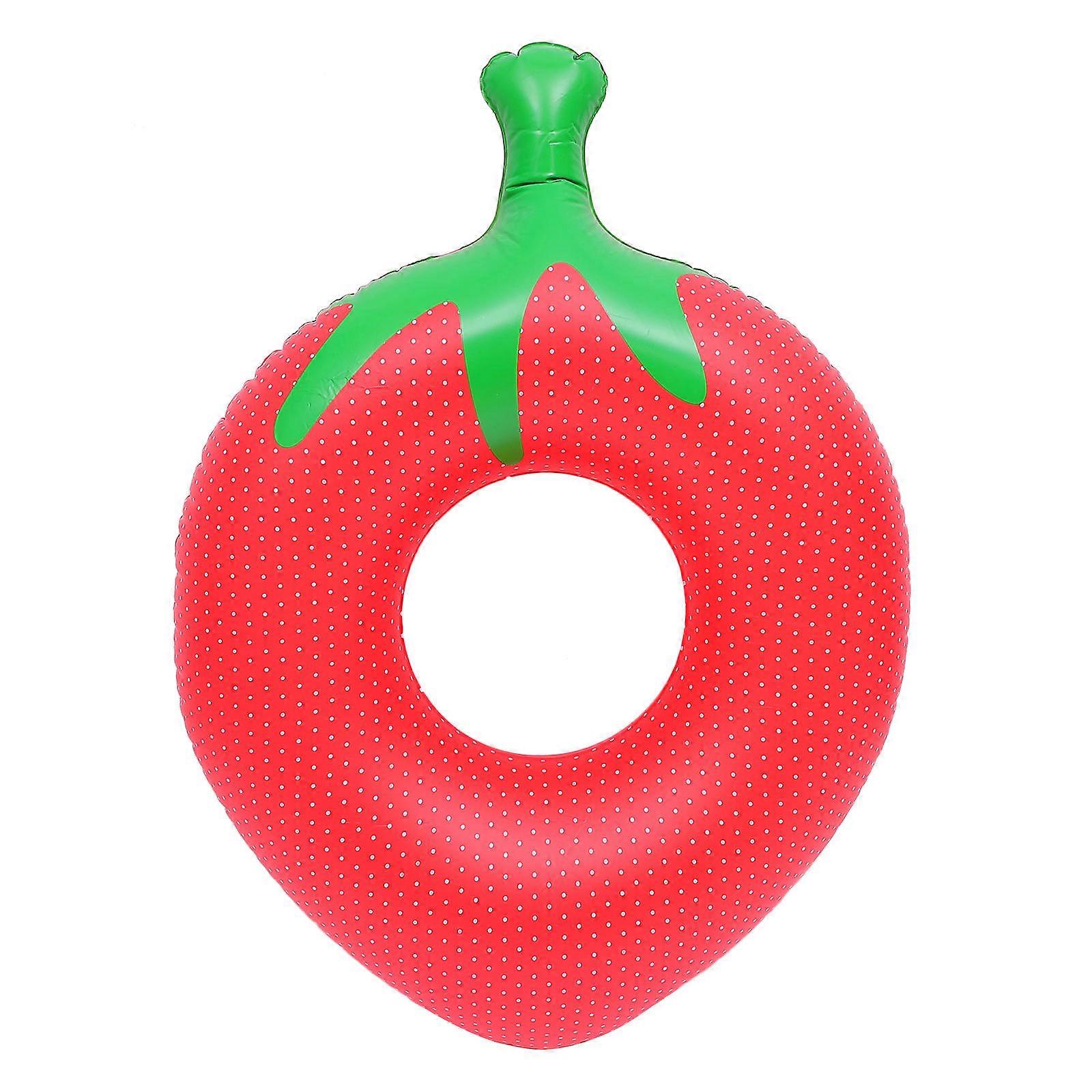 Red Plastic Swim Ring Inflatable Swimming Ring for Swimming Use