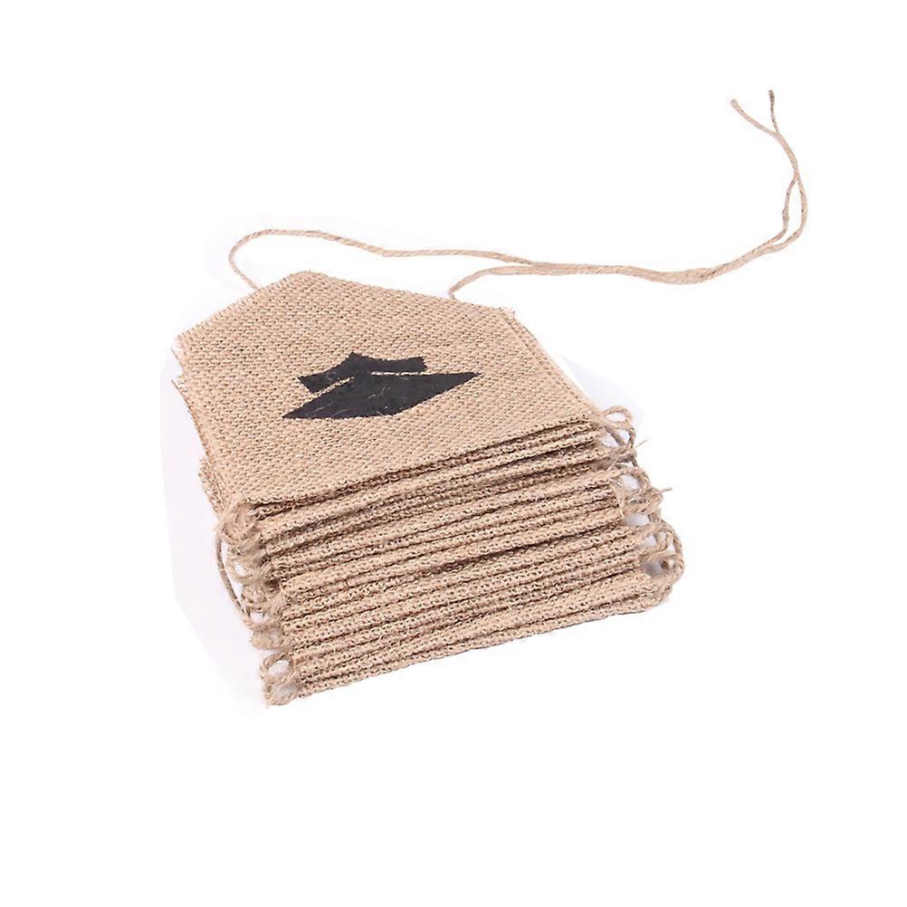 Jute Banner for Graduation Party Congratulations Banner