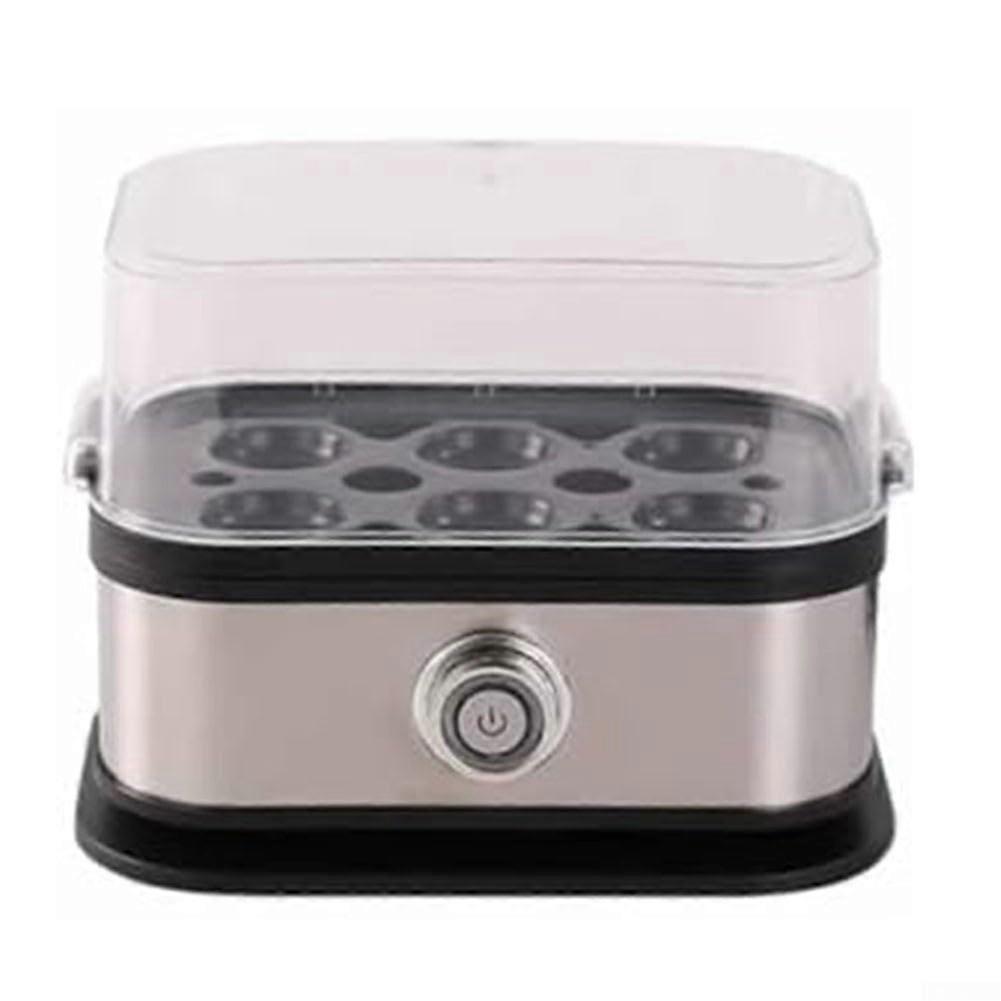 Egg Boiler Auto ShutOff, Fast Heating, OneTouch Operation, Poaching, Omelet Functions, Dishwasher Safe, EU Regulations