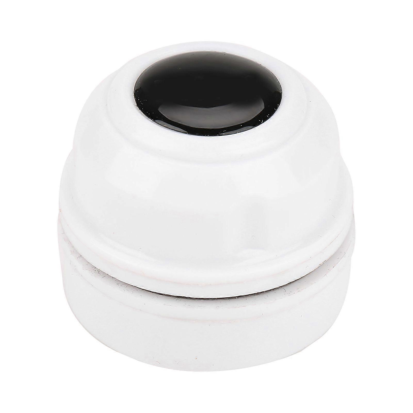 Mini Portable Durable Plastic Magnet Fish Tank Brush Cleaning Tool(White)