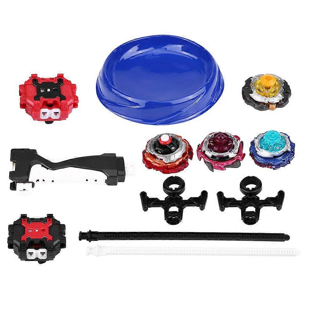 4in1 Burst Set Toys Arena Metal Fusion Fighting Gyro With Launcher Spinning Top Dreidel Toy