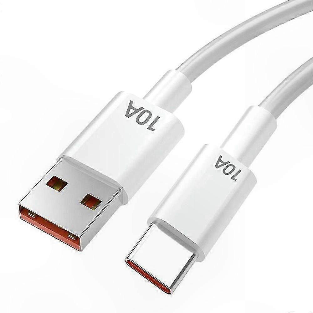 10A 120W Fast Charging USB Type C to USB A Cable for Redmi Oneplus Realme POCO iQOO Phones Data Cord