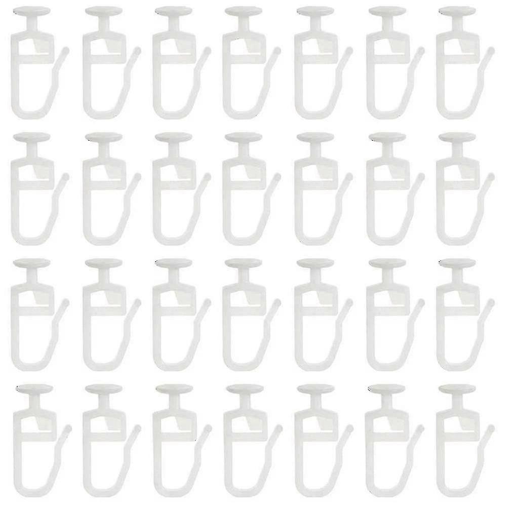 200 Pack Curtain Gliders With 8.3 Mm Head Folding Glider Curtain Rail Track Glider Hooks For Curtai Zekai