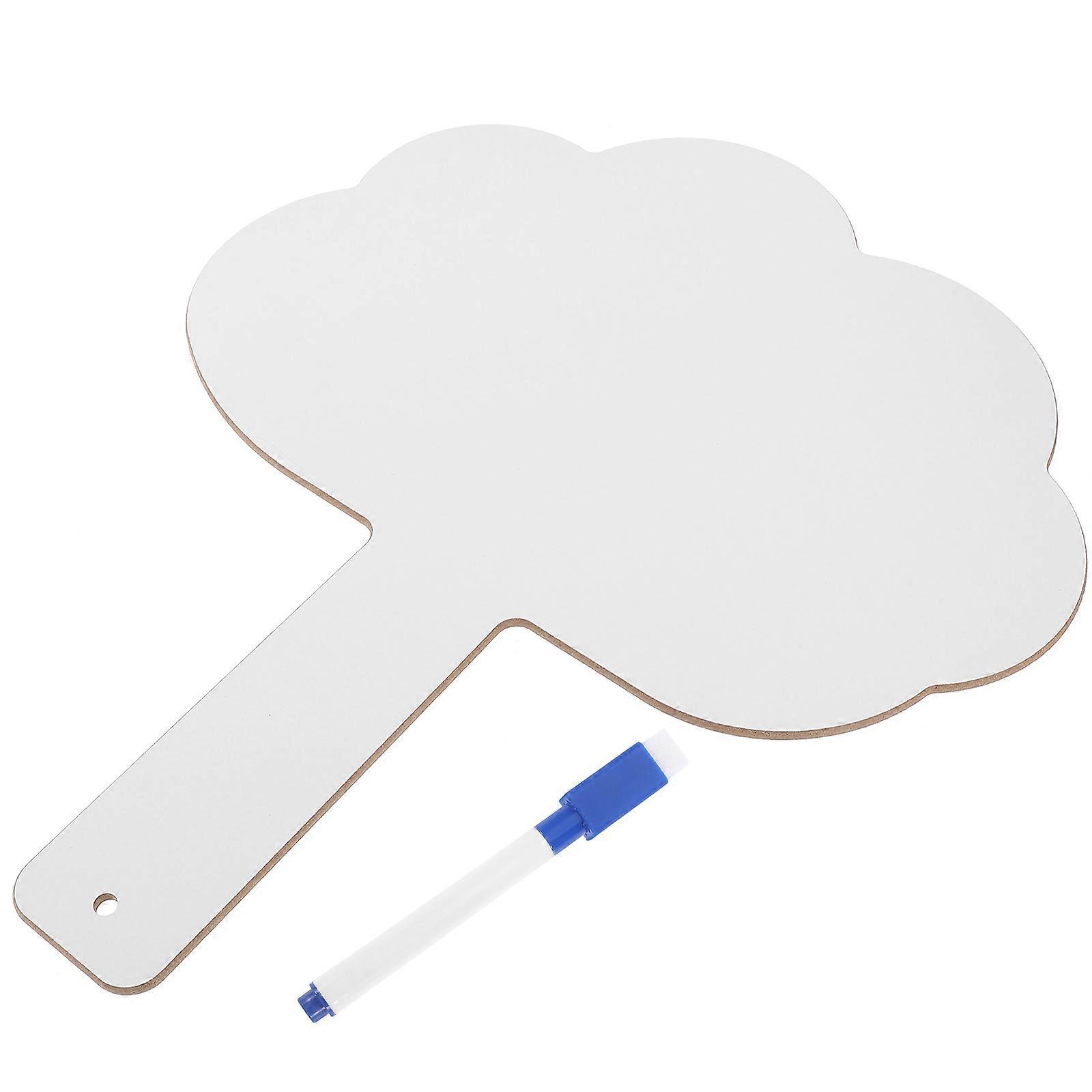 Handheld Dry Erase Paddle Student Answer Board for Classroom 3Sets