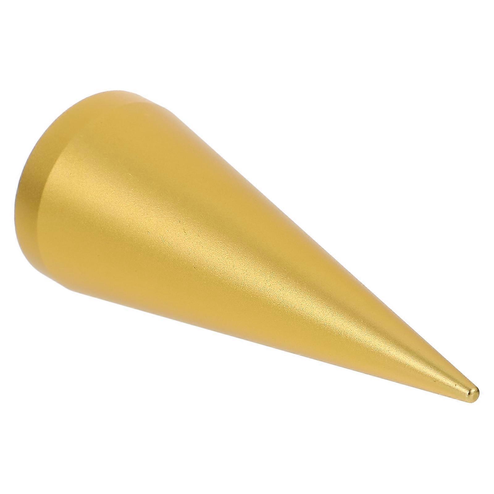 Golden Cone Shape Ring Stand for Finger Ring Display 2Pcs Metal Holder