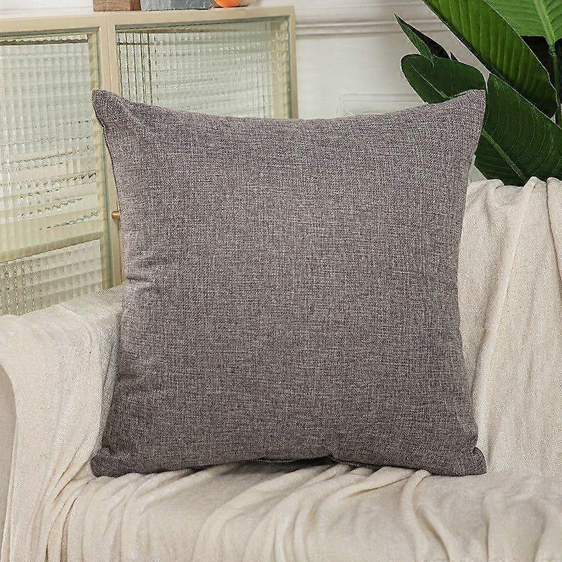 4pcs solid color simple pillow sofa living room cushions