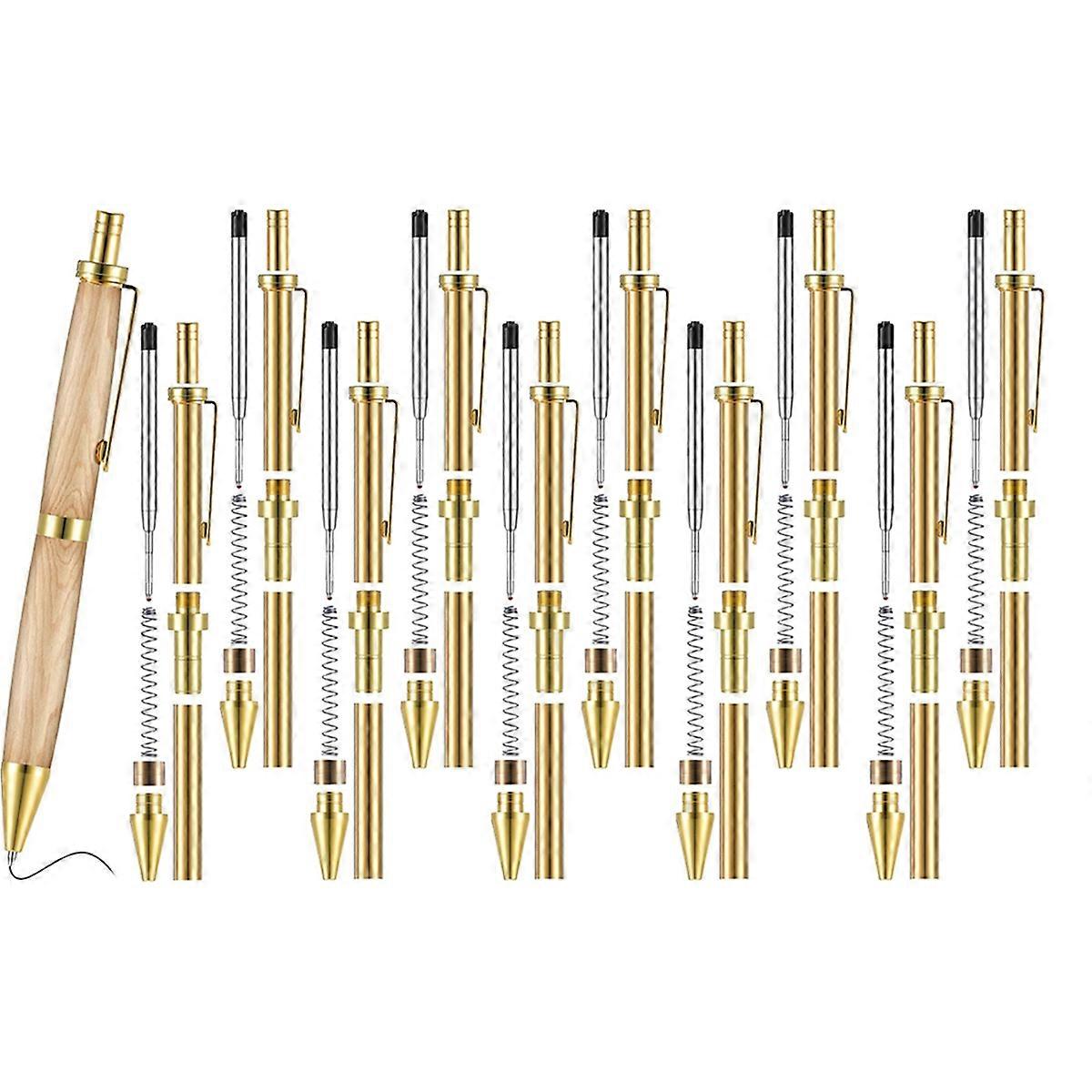 10 Pieces Retractable Pen Kit Retractable Pen Kit