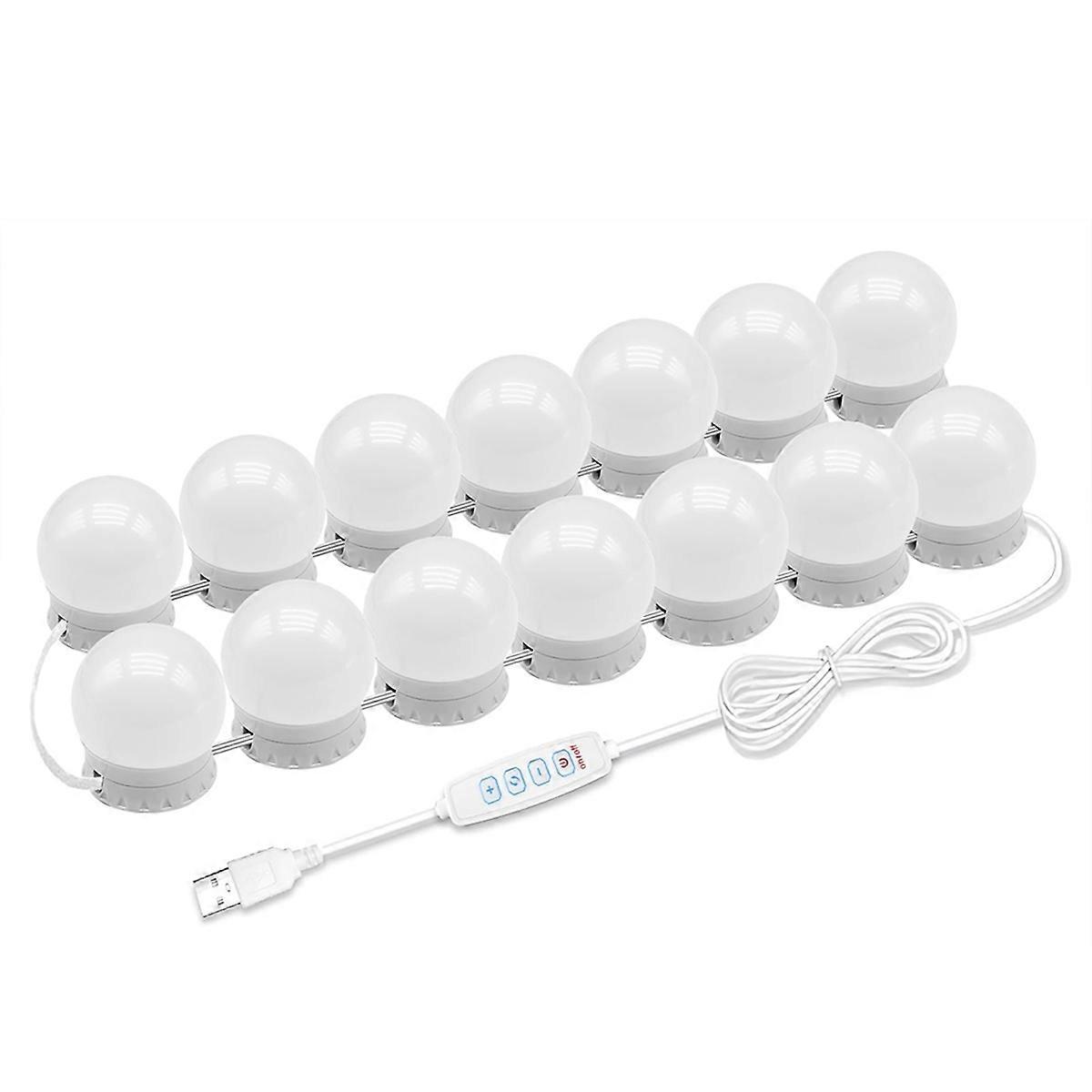 LED Vanity Mirror Lights with 14 Dimmable Bulbs,for Makeup Desk