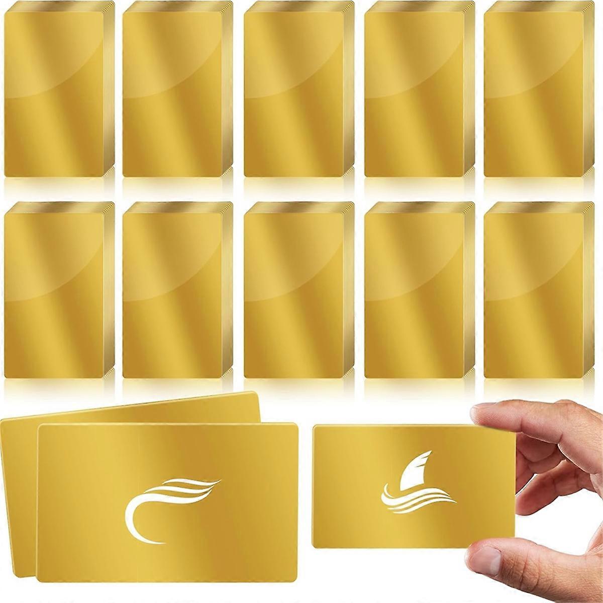 100pcs Metal Engraving Blank Color Aluminum Sheets Laser Engraving B