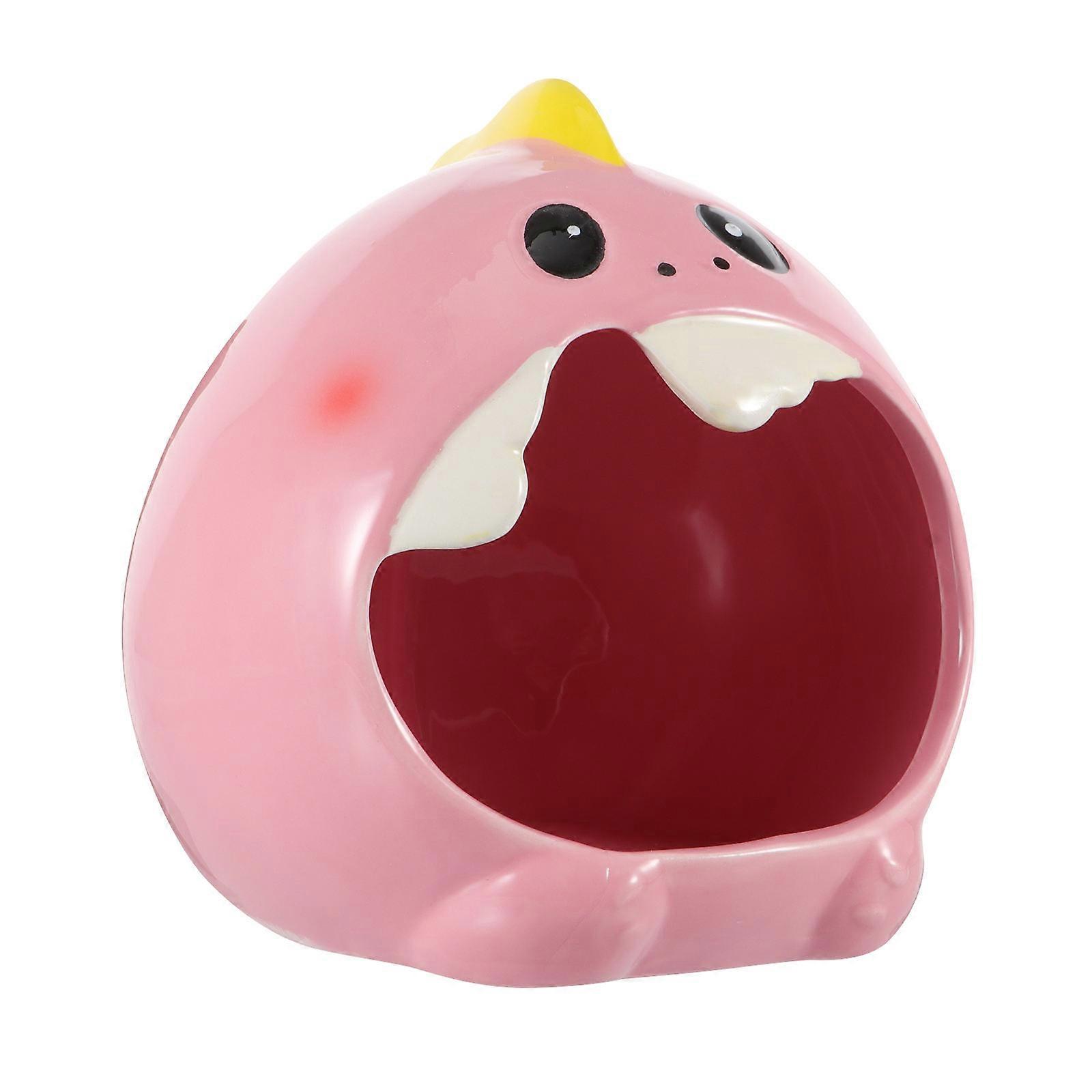 Cute Ceramic Hamster Nest for Pet Use with Cartoon Shape