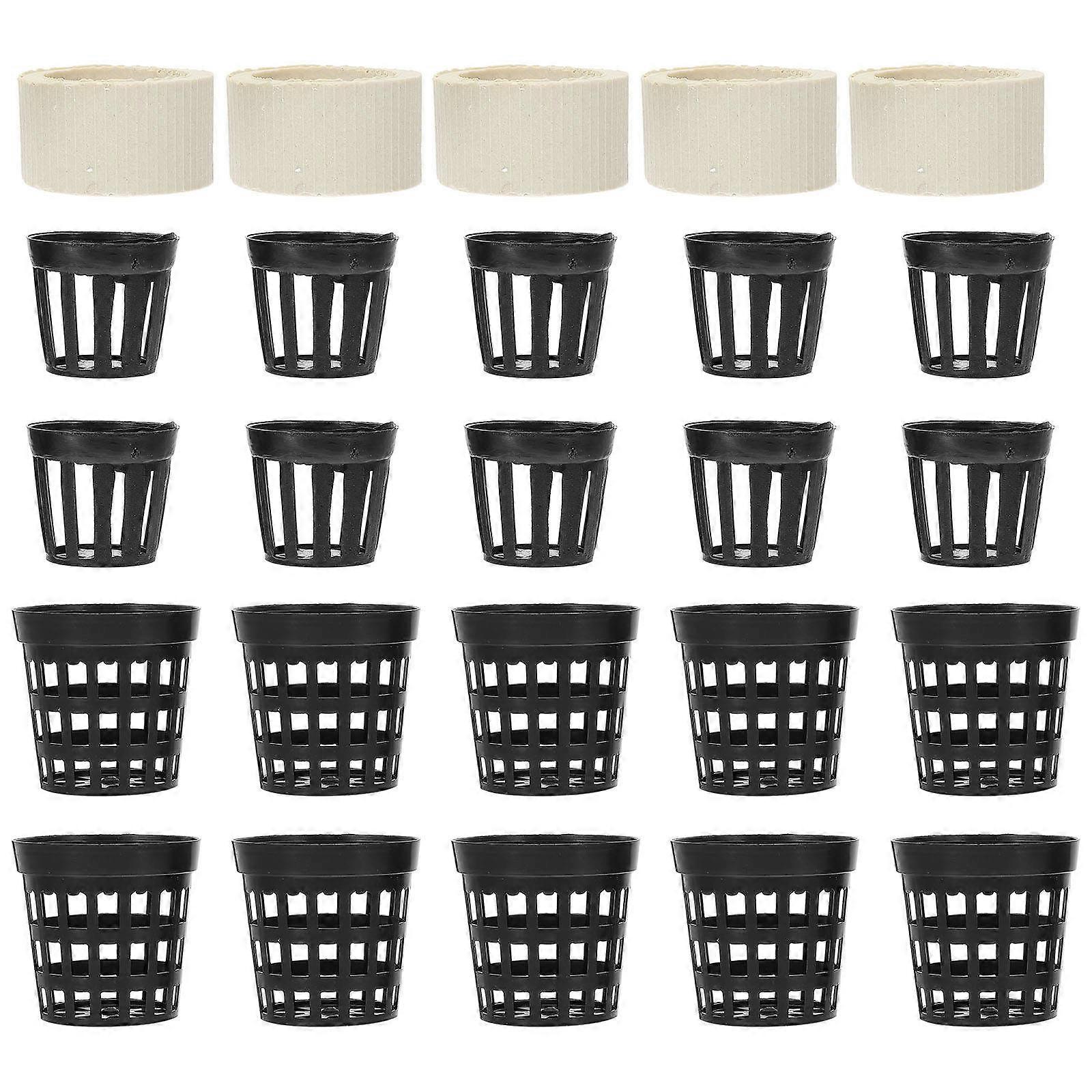 Aquarium Plant Holder Net Pots for Home Use 2Sets with Replaceable Cups