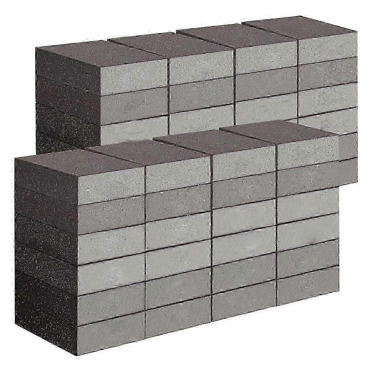 48 Pcs Sanding Sponge Fine Coarse Sanding Block Set Washable and Reusable Sandpaper Block 60/80/100 hwy