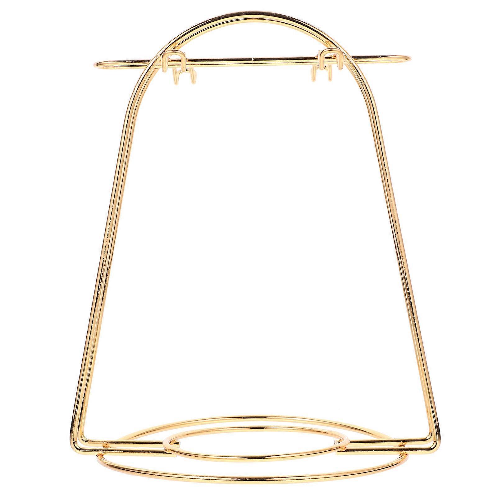 Mug and Saucer Rack Iron Cup Bracket for Household Use 2Pcs Practical Cup Stand