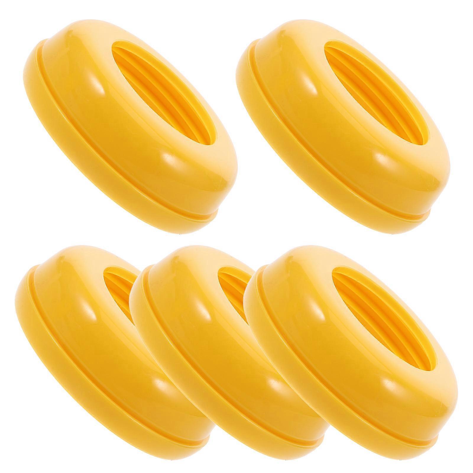 Replacement Baby Bottle Ring Collars Versatile Screw on Collar for 5Pcs