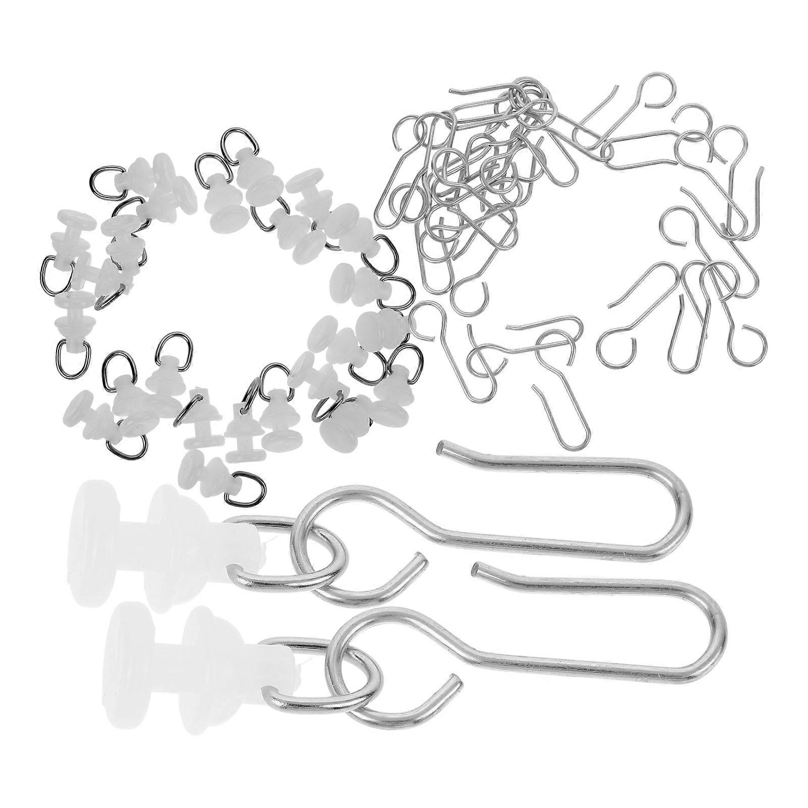 Curtain Hooks for Shower Curtain Plastic Hooks Accessories 3Sets