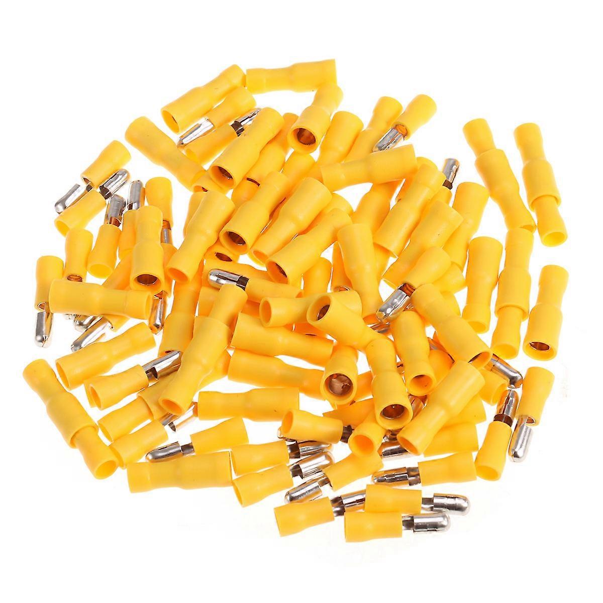 Wire Crimp Terminal Block Tinplate Material Electrical Wiring 100Pcs