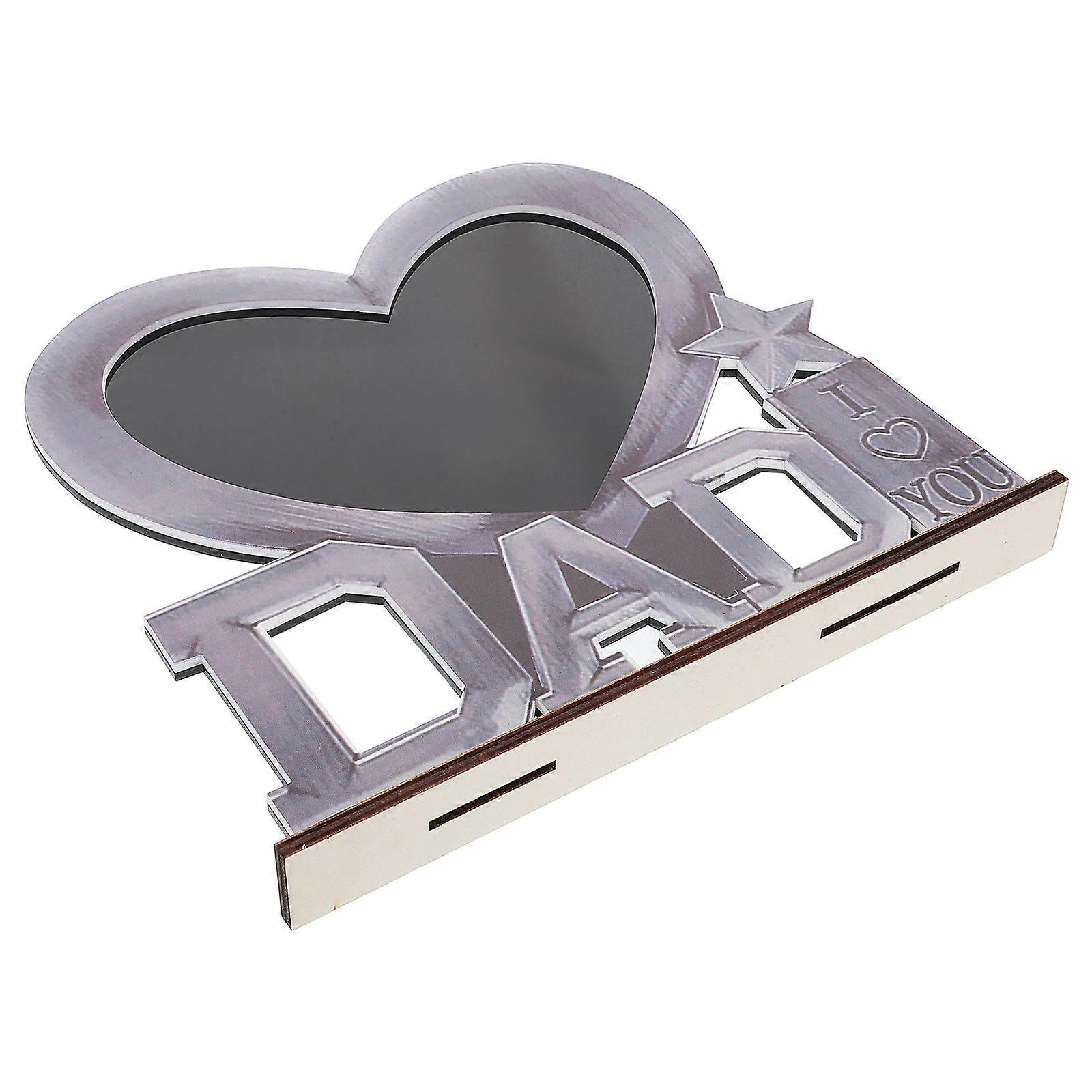 Dad Memory Frame Acrylic Photo Holder for Fathers Day 5Pcs Pack