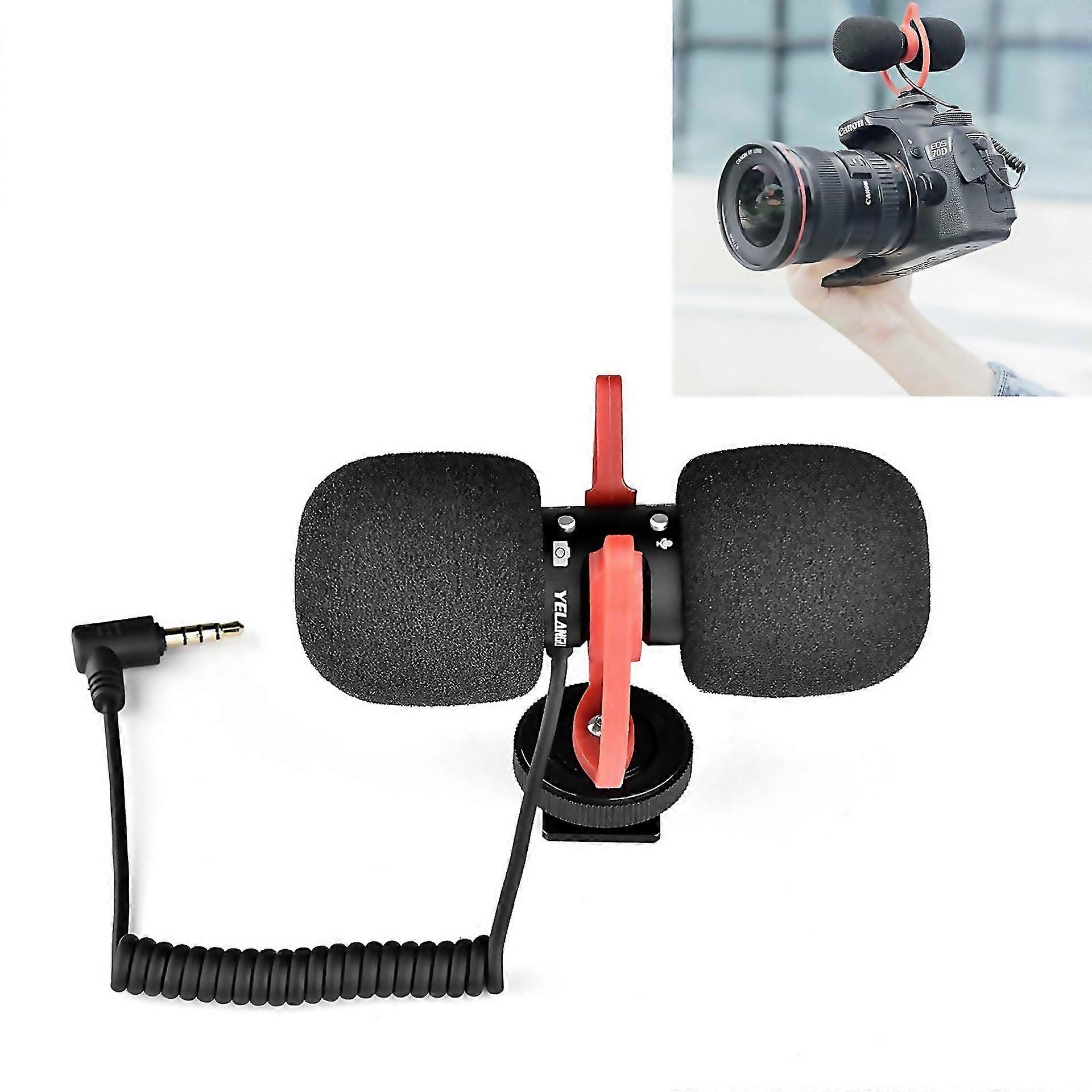 For Yelangu Mic11 Slr Camera Mobile Phone Twoway Recording Microphone