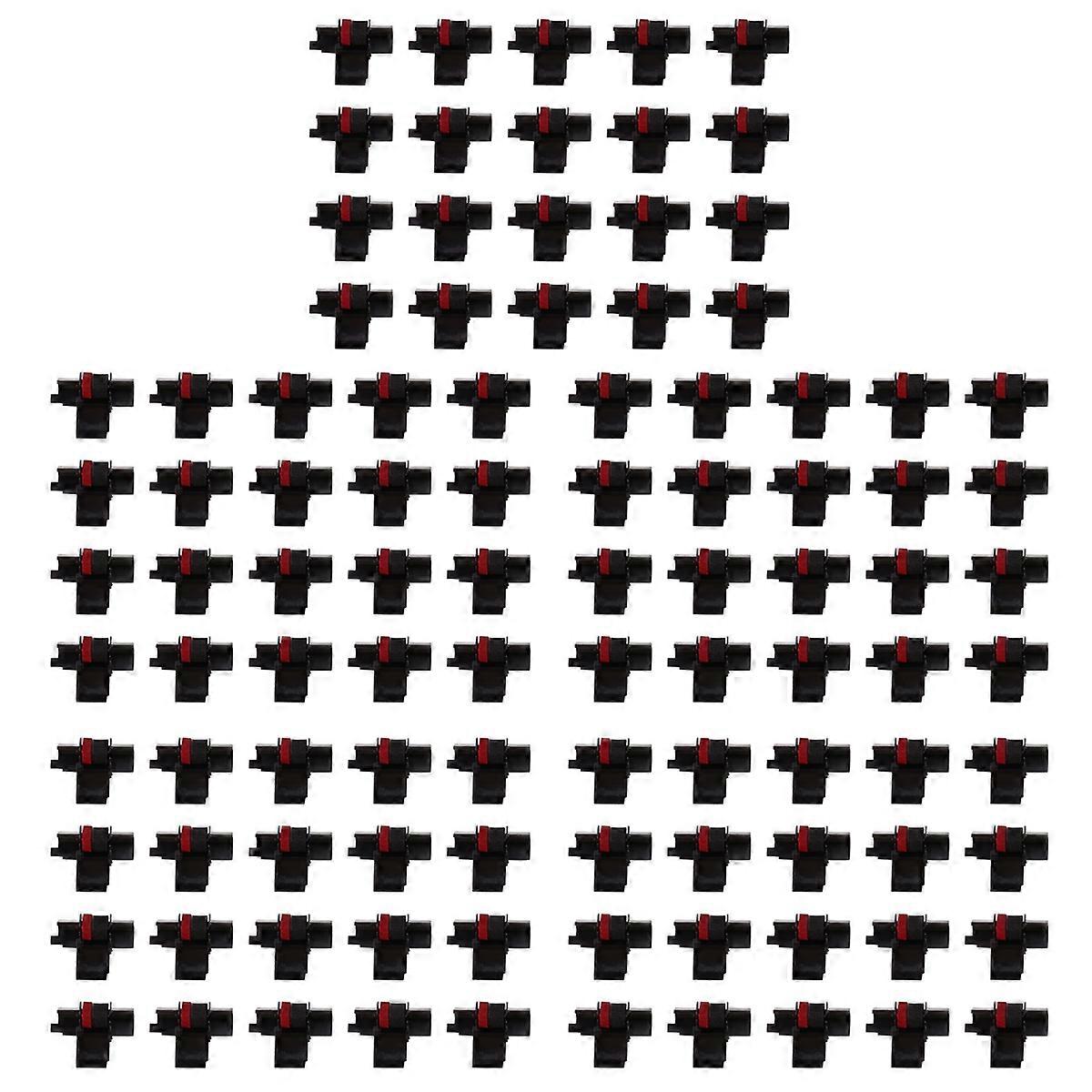 IR-40T (5 Pack)Calculator Printer Ribbons Ink Roller - Black & Red