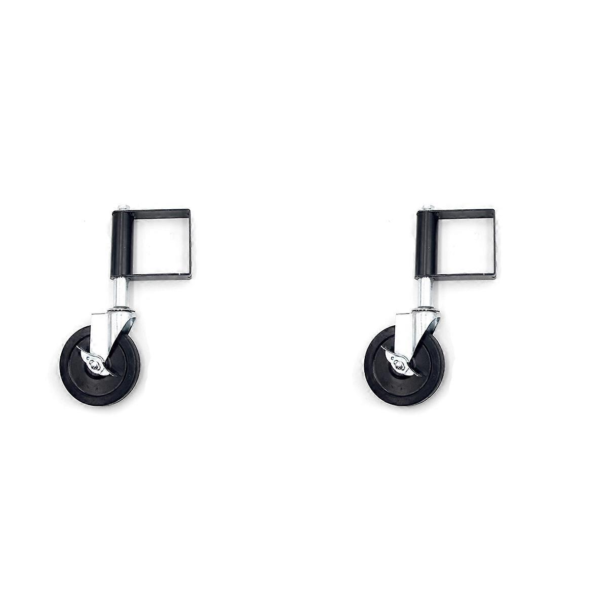 5 Inch Rubber Mute Spring Loaded Gate Door Wheel Roller Slider 1