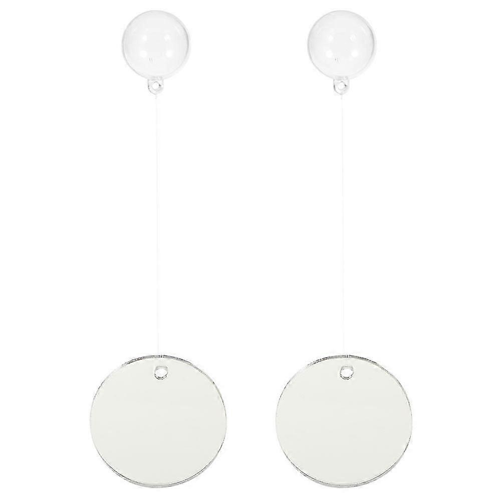 2 Sets Fish Training Mirror Betta Fish Mirror Fish Tank Mirror Aquarium Accessory