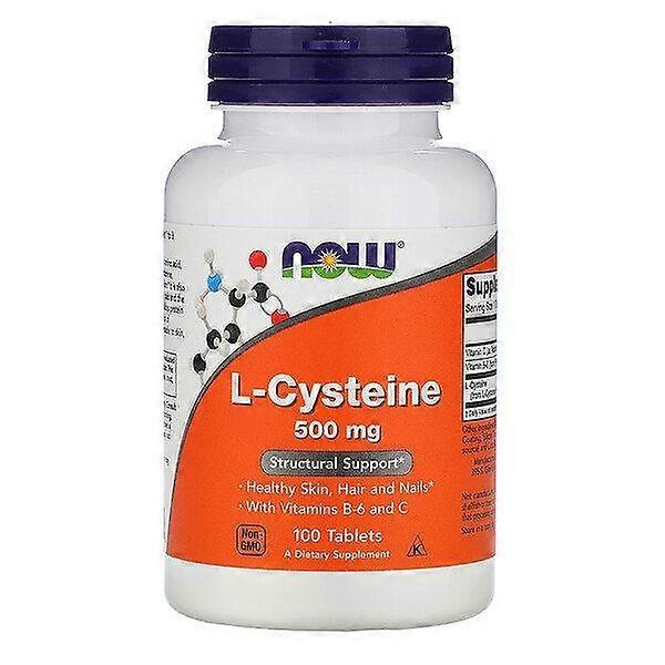 Now Foods, L-Cysteine, 500 mg, 100 Tablets