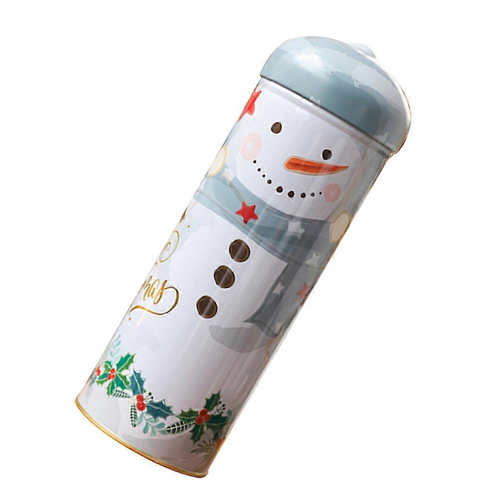 Creative Christmas Tinplate Cookie Boxes for Storage 3Pcs