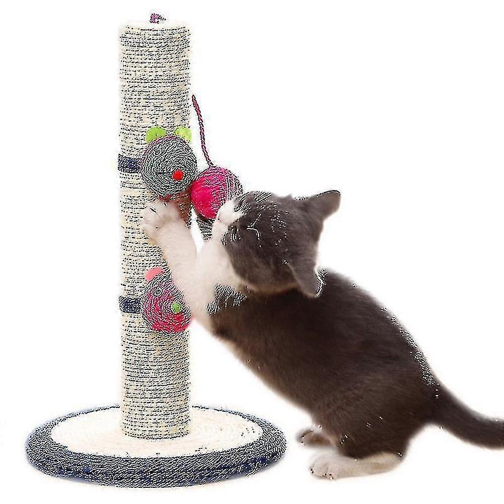 16'' Tall Cat Scratching Post, Claw Scratcher With Sisal Rope,pet Supplies 26s