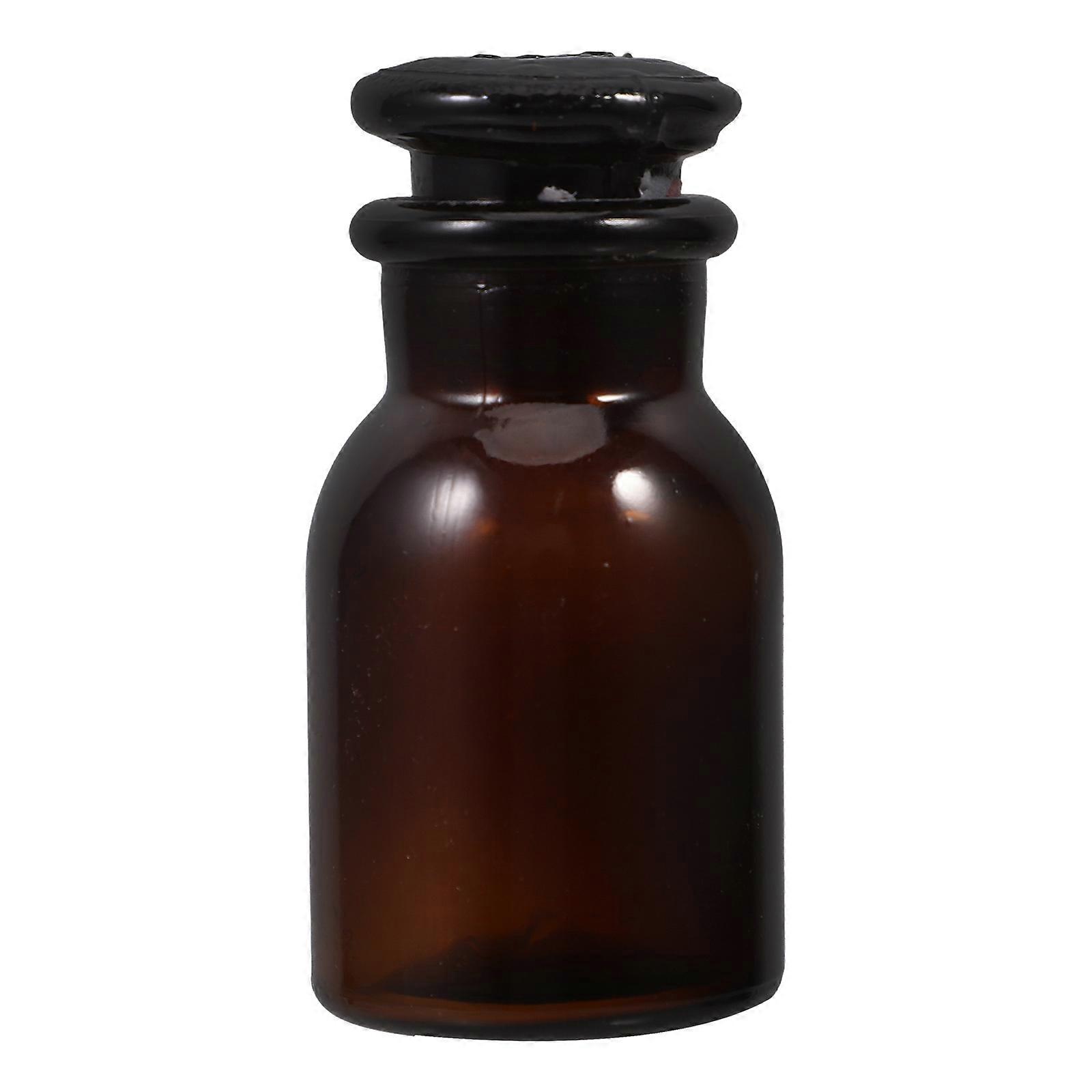 Wide Mouth Reagent Bottle Water Bottle Suitable For Chemical Laboratories 30ml Brown With Enhanced Protection 1Pack