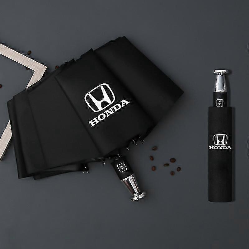 Paraguas automático con logotipo de 10 varillas, resistente al viento y a la lluvia