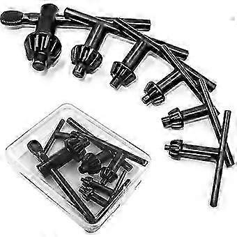 Universal Drill Chuck Key Set for 4/6/10/13/16/20mm Drills - 6-Piece Replacement Kit