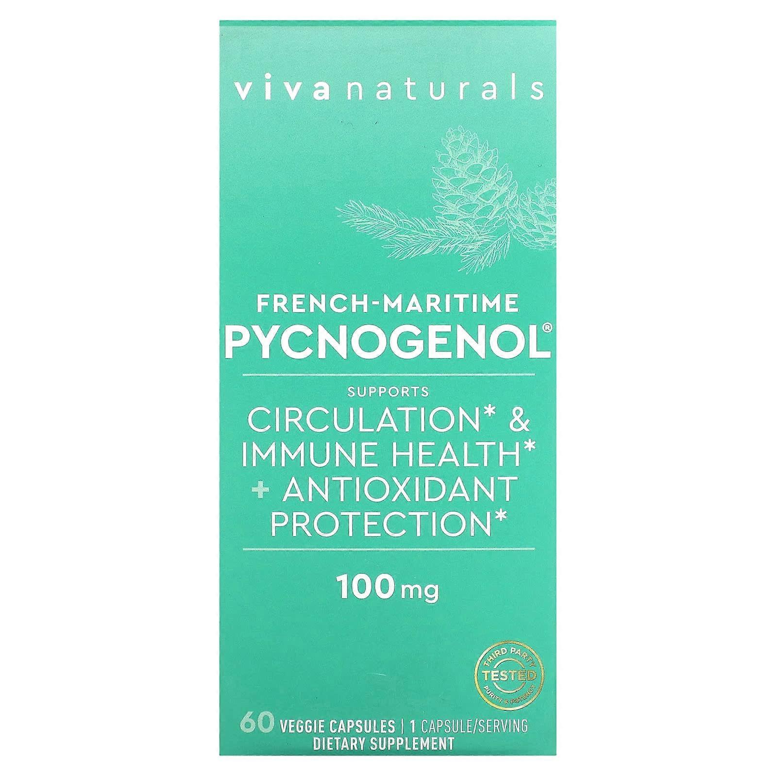 French-Maritime Pycnogenol, 100 mg, 60 Veggie Capsules