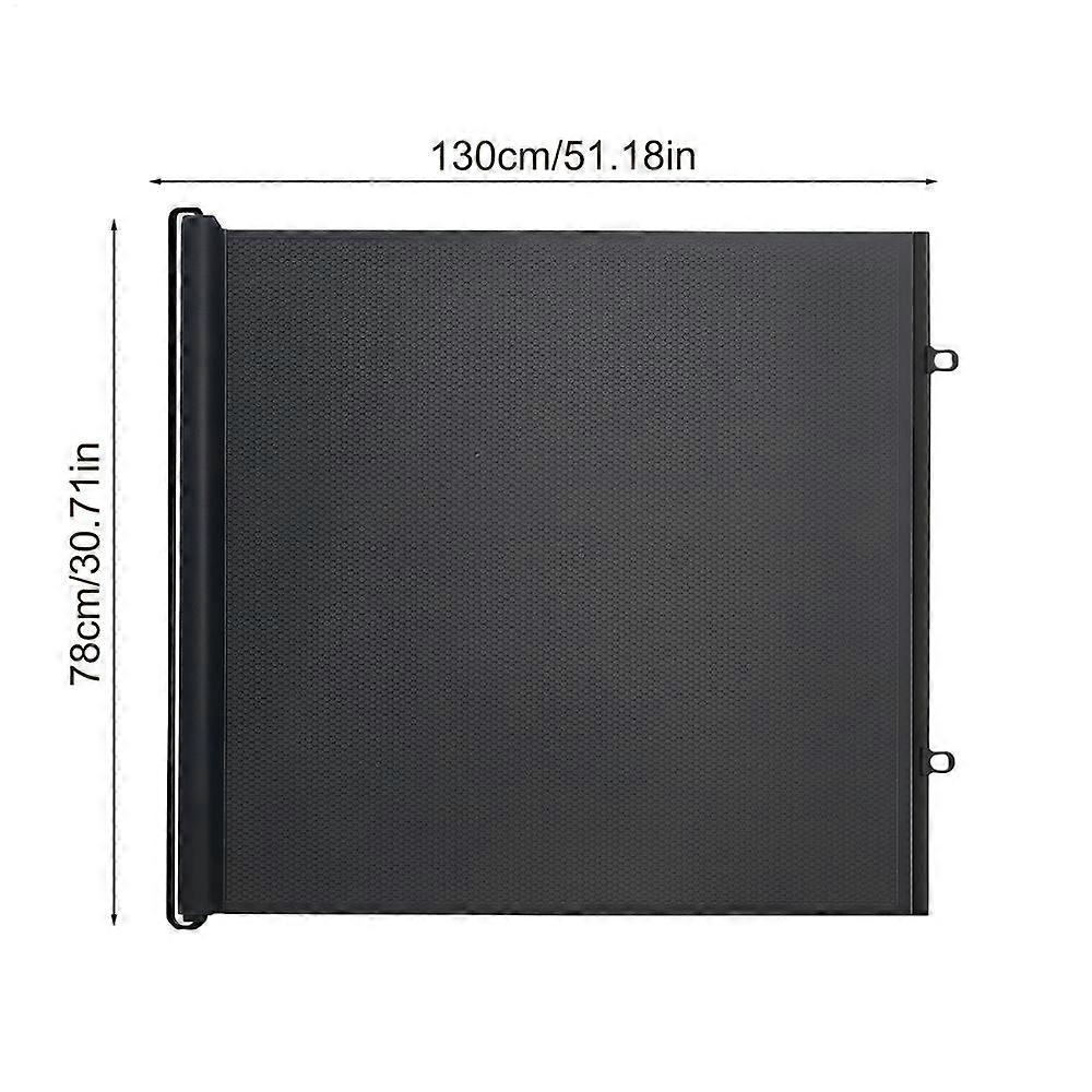 Retractable Mesh Pet Gate No Drill Extendable Child Protection Gate pets Protective Barrier Mesh Screen for Balcony Hallways