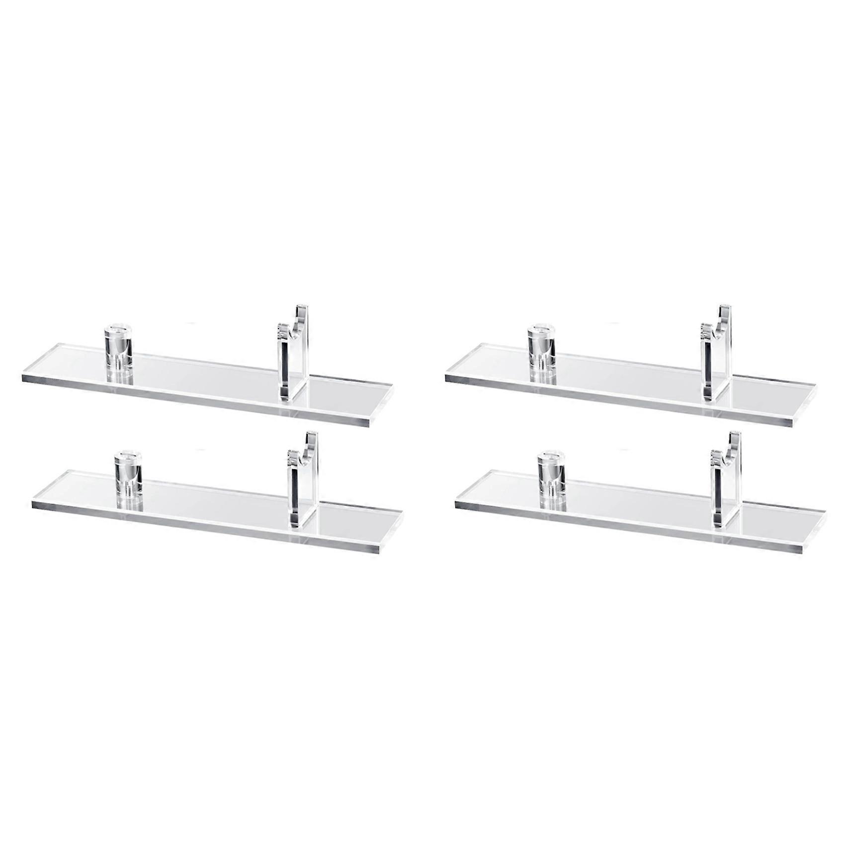 2Pcs Knife Display Stand, Knife Holder for Home Decor (Clear Base)