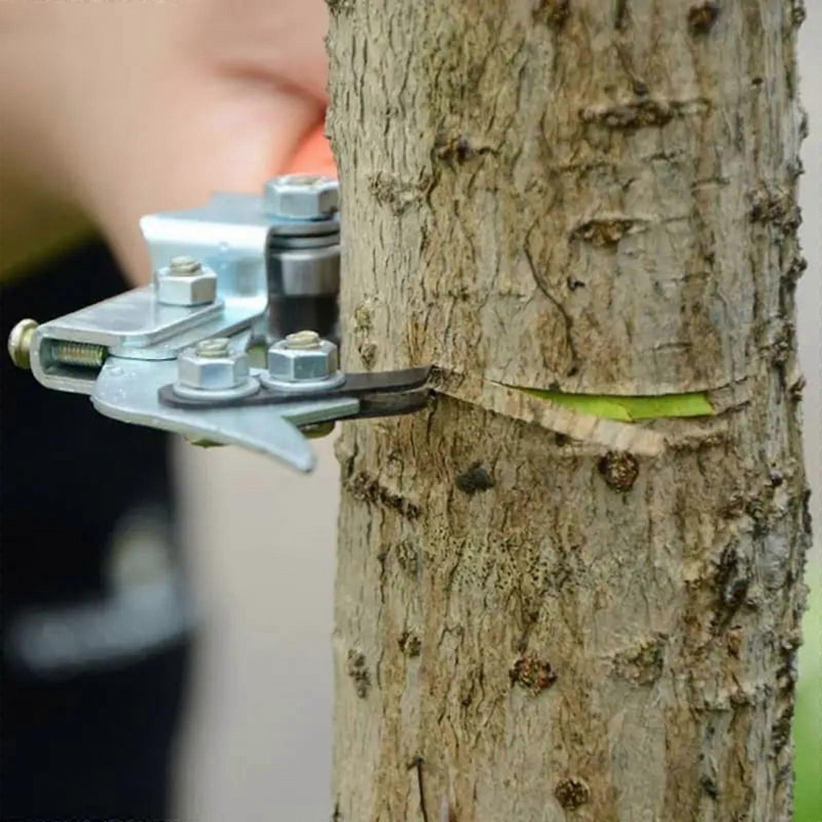 Tree Bark Ring Cutter Adjustable Garden Tree Branches Cutter Trimming Tool Bark Girdling Cutter for Pruning Bark,A