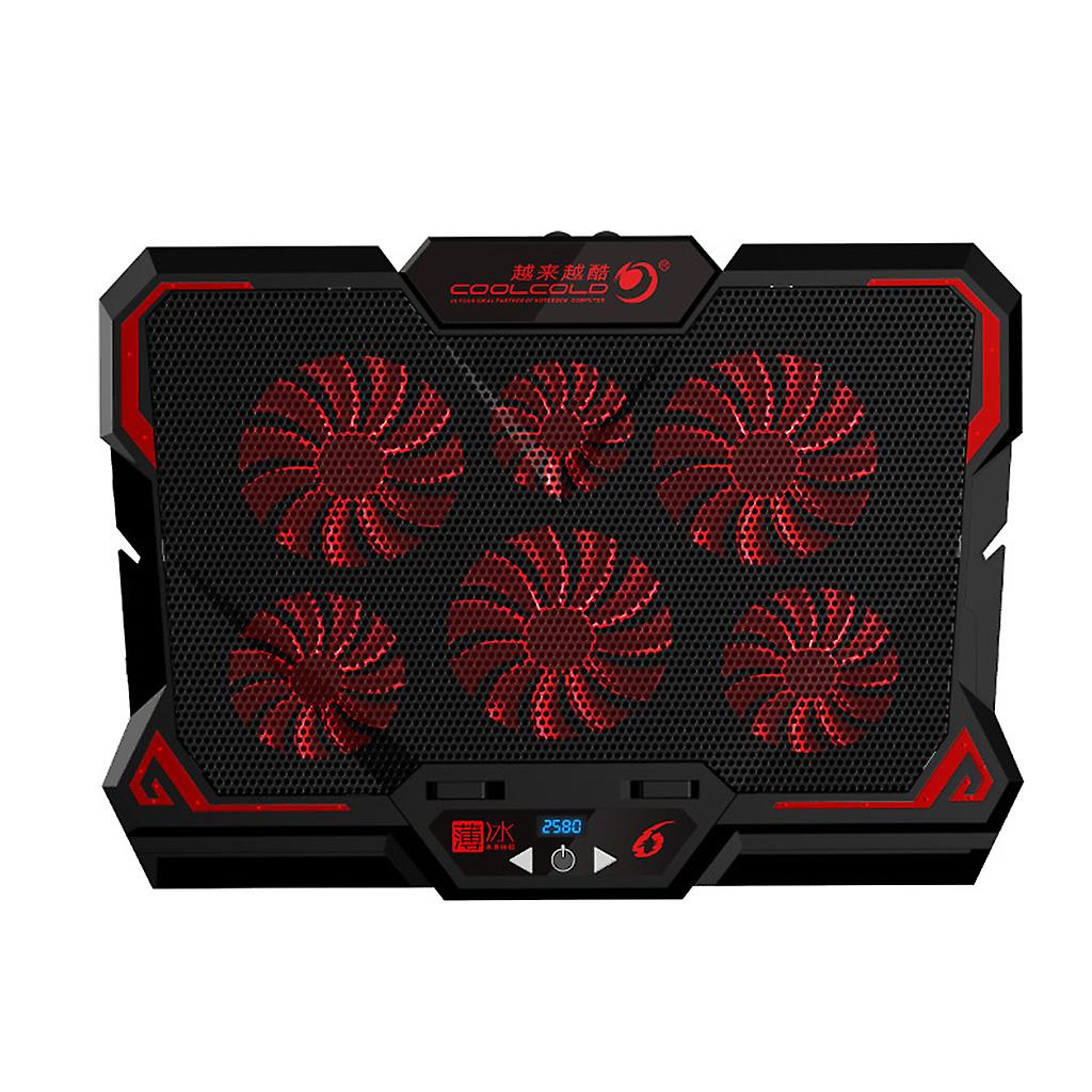 Schermo A Led Due Porta USB 2600RPM Laptop Pad Raffreddamento Notebook Stand Per Computer Portatile