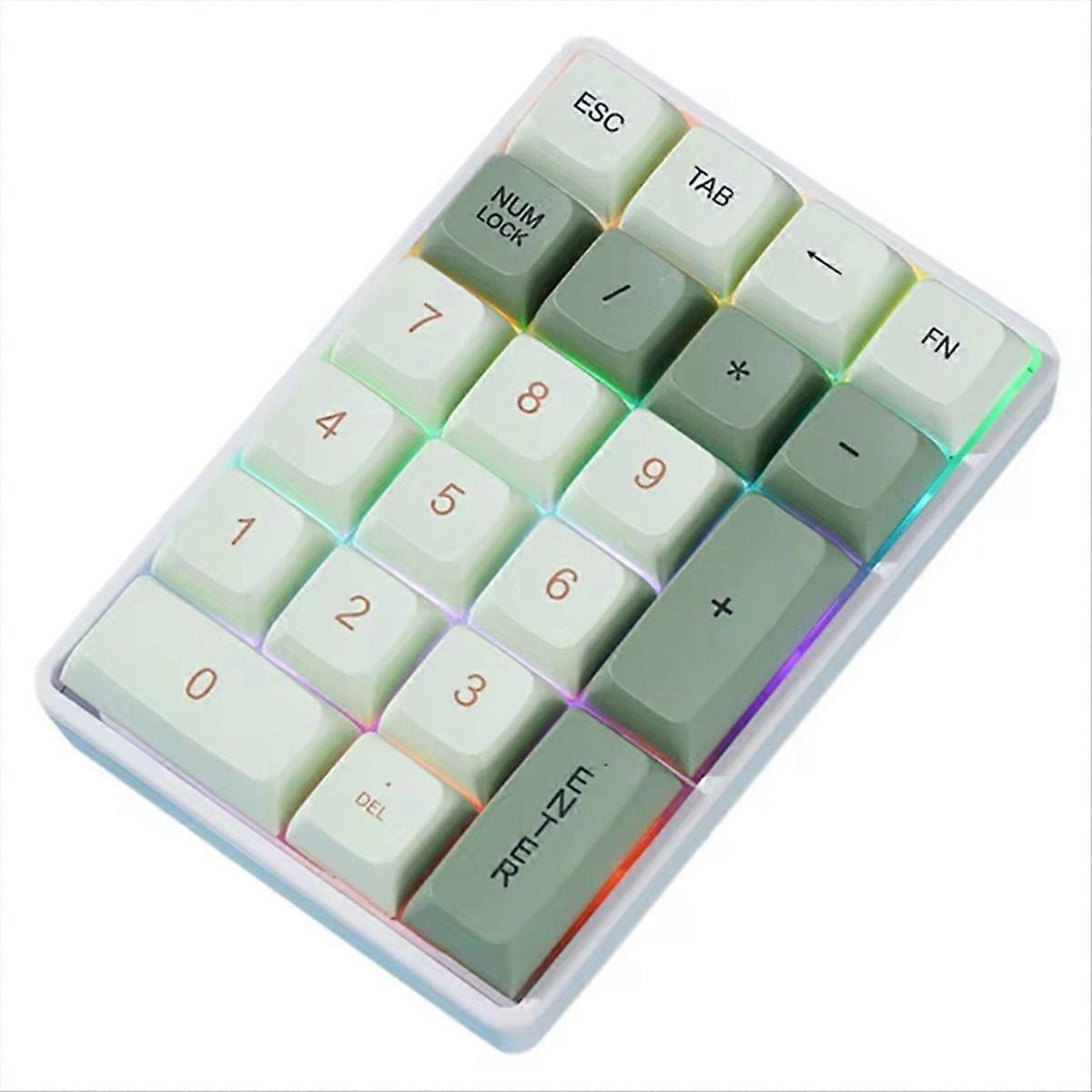 Mini Keyboard 2.4G Wireless Number Pad Mechanical Numeric Keypad B