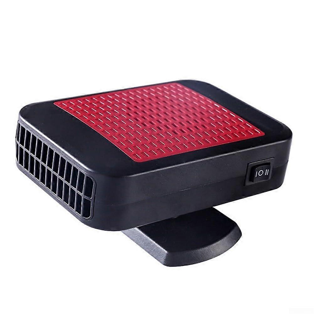 12V 150W Car Heater Fan Quick Heat And Cooling Modes For Vehicles Demist And Defrost Windows Red
