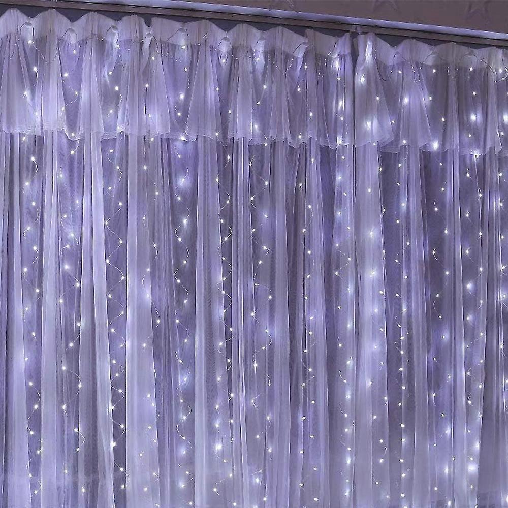 Window Curtain String Light LED Copper Wire Lights for Christmas Bedroom Party