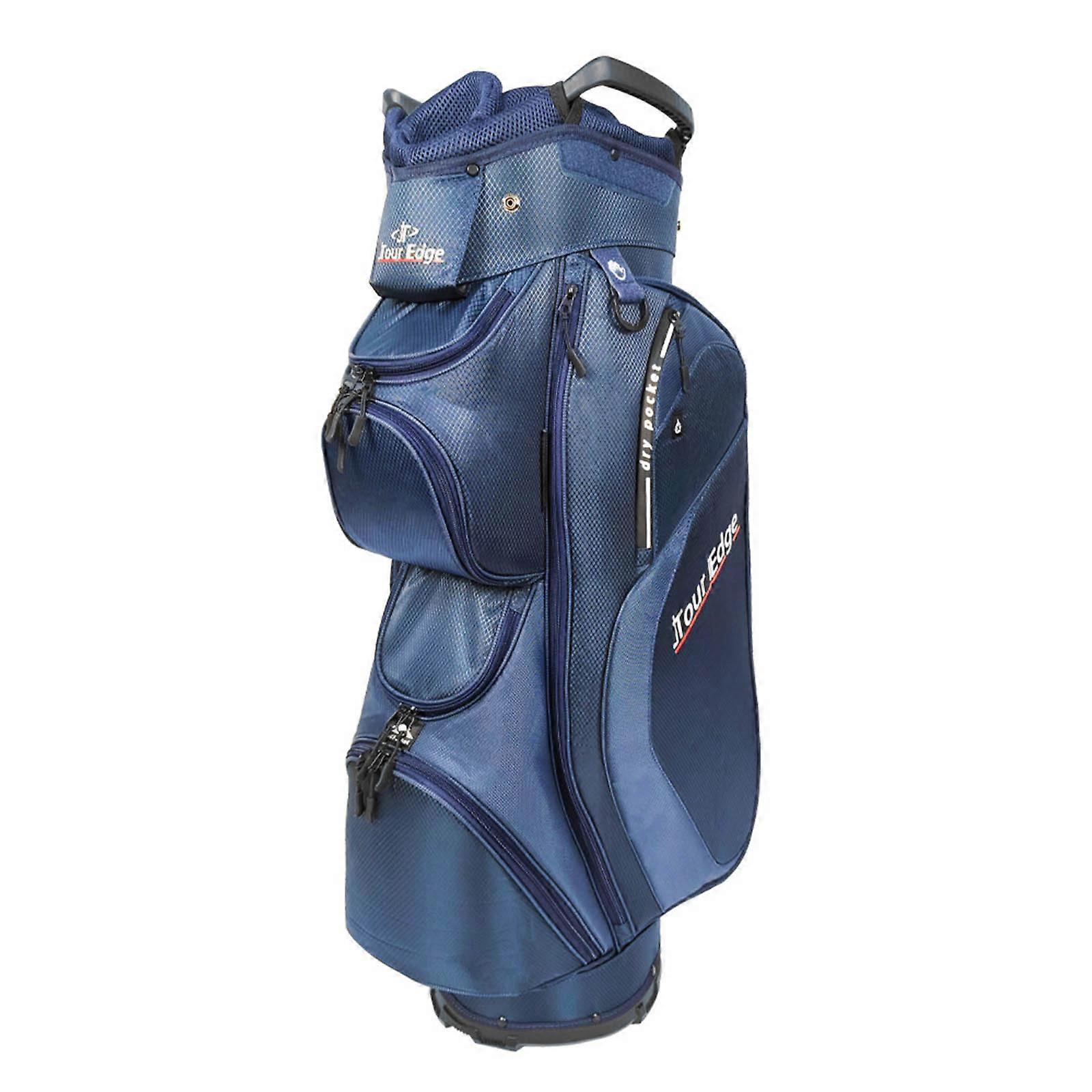 Advanced Golfing Equipment Planner Bag With Cart Belt Agreement And Strong Protective Building  Navy blue