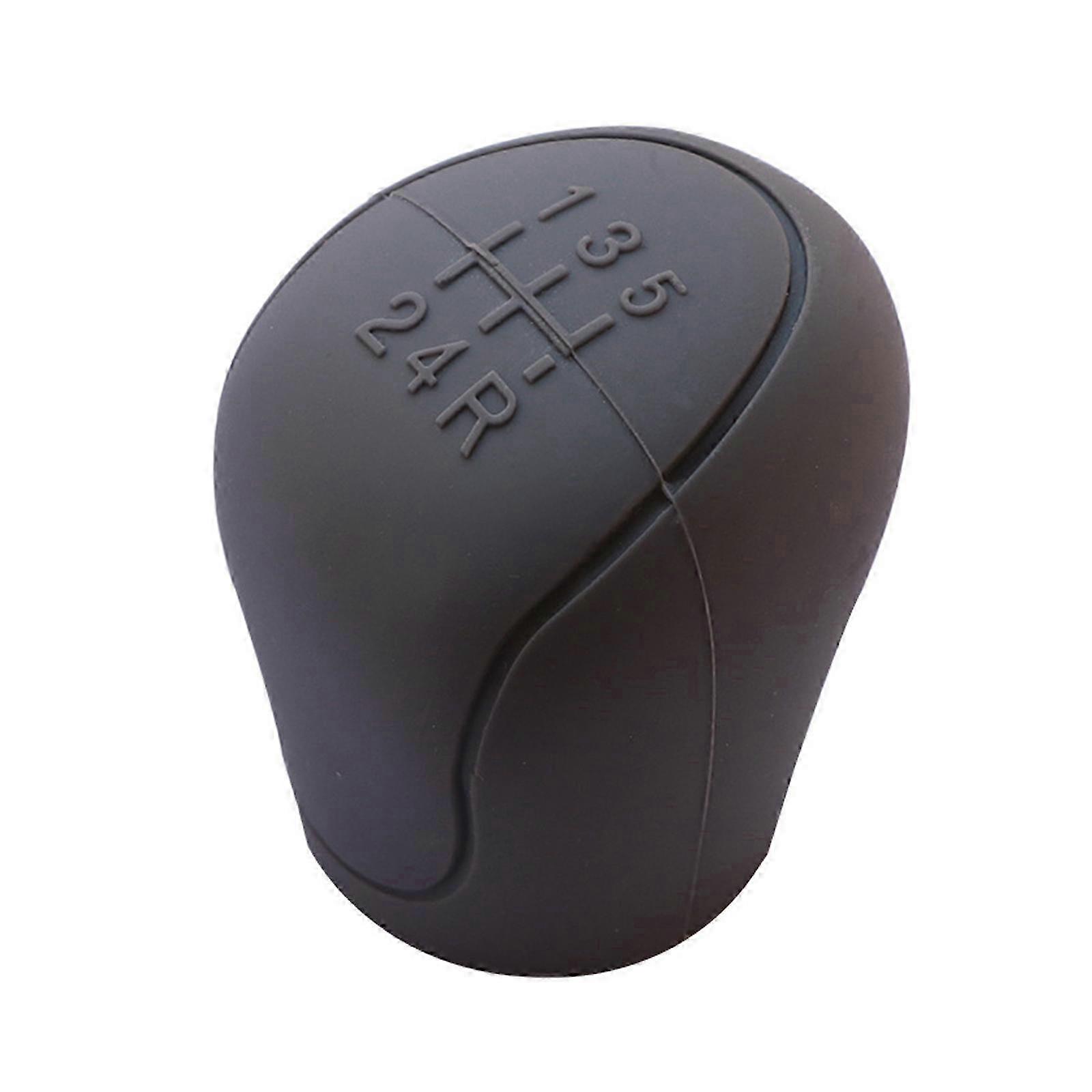 Universal gear shifter cover for manual automatic, silicone 5-speed knob