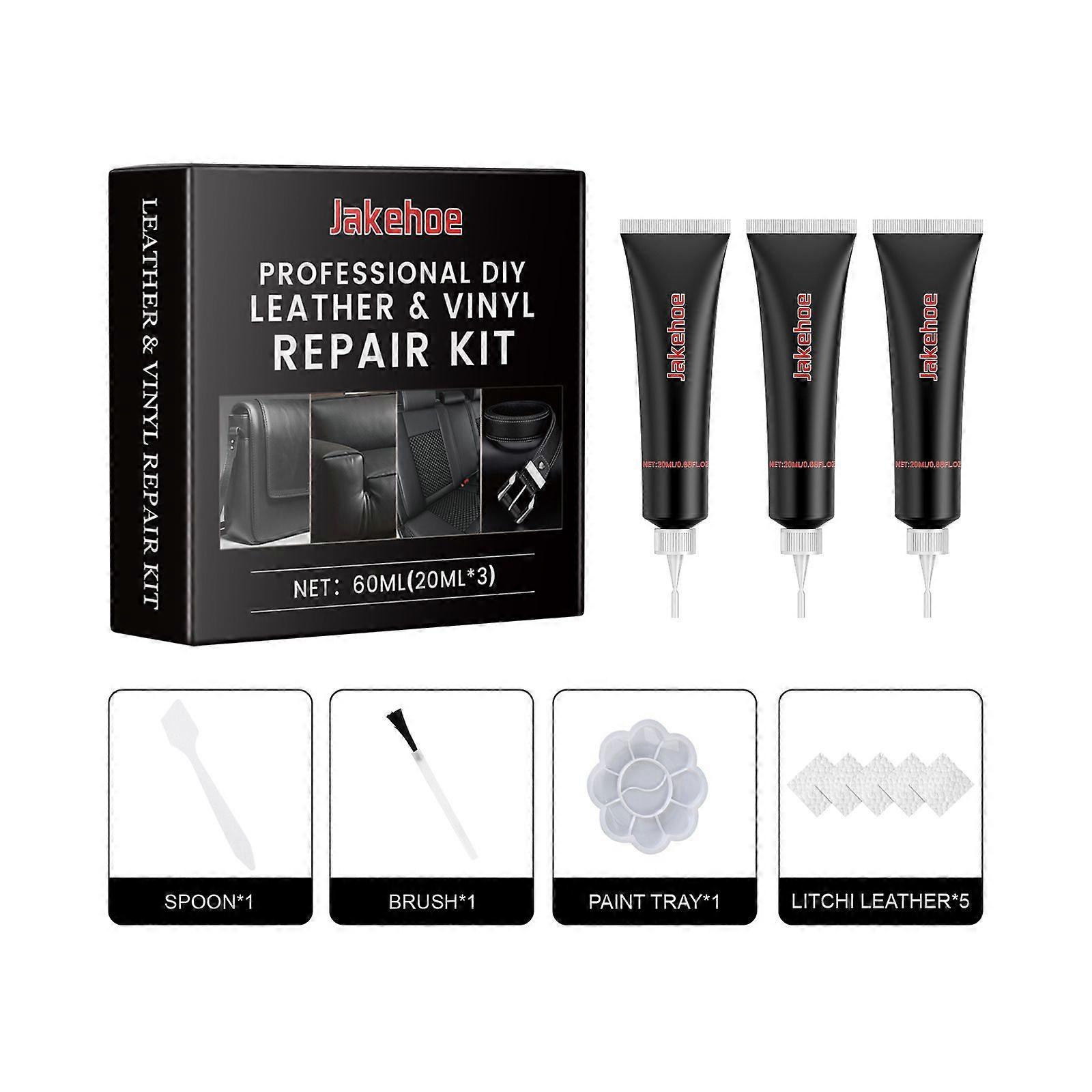 Leather Repair Kit Contains Lanolin Alcohol Polyoxyethylene Ether, Dodecanol Ester And Titanium Dioxide
