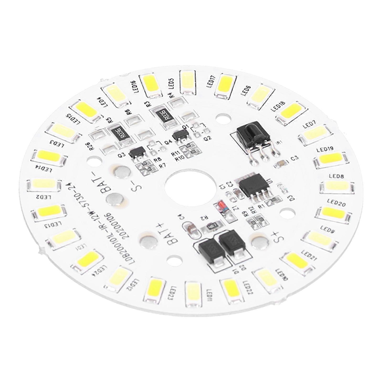 12W 24LED Ceiling Lamp Panel 3.2V/3.7V White Warm Light Source with Remote Controller