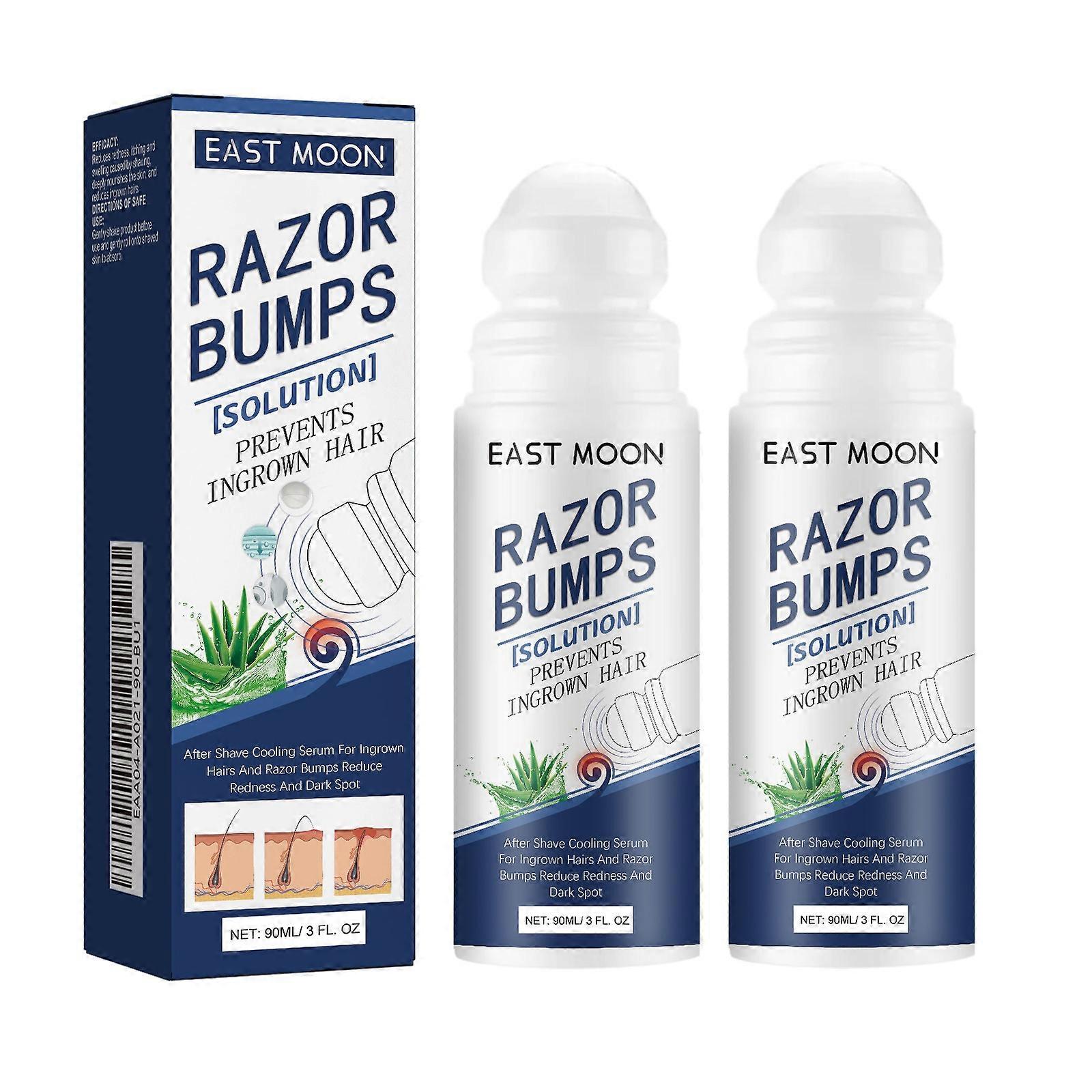 Razor Bumps Treatment for Women and Men, After Shave Solution Roll-On for Ingrown Hairs and Razor Burns, Razor Bumps Solution