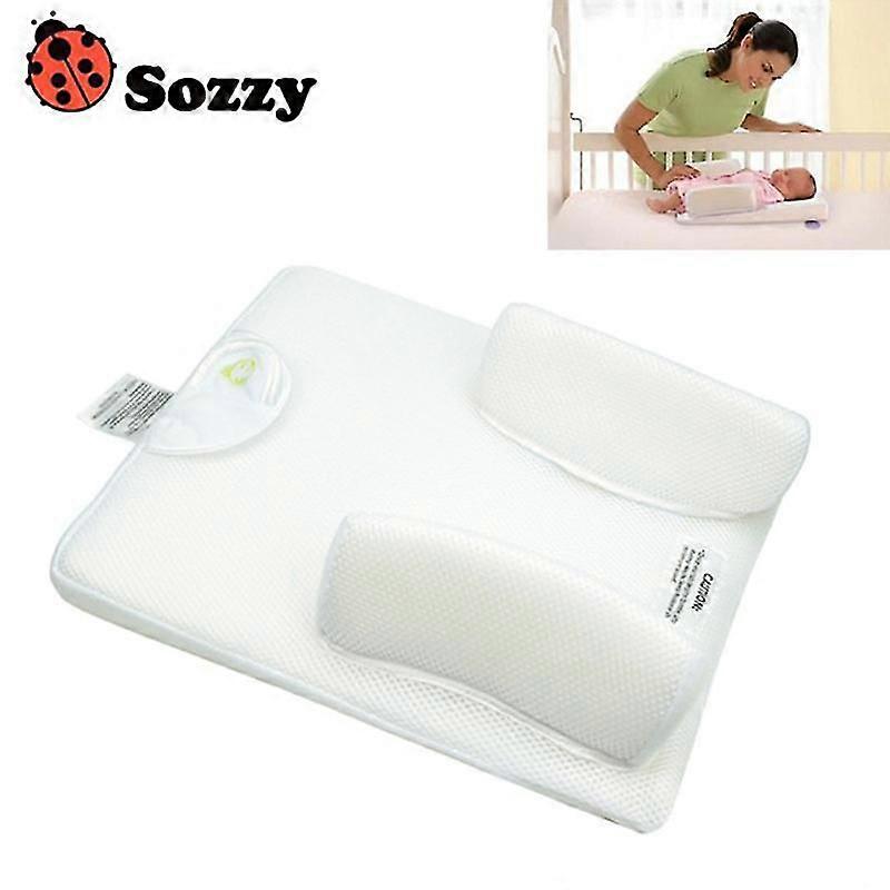 Newborn Sleeping Pillow Comfortable Infant Nursing Pad Rectangle Anti Roll Over Pillows Material For @BUGU