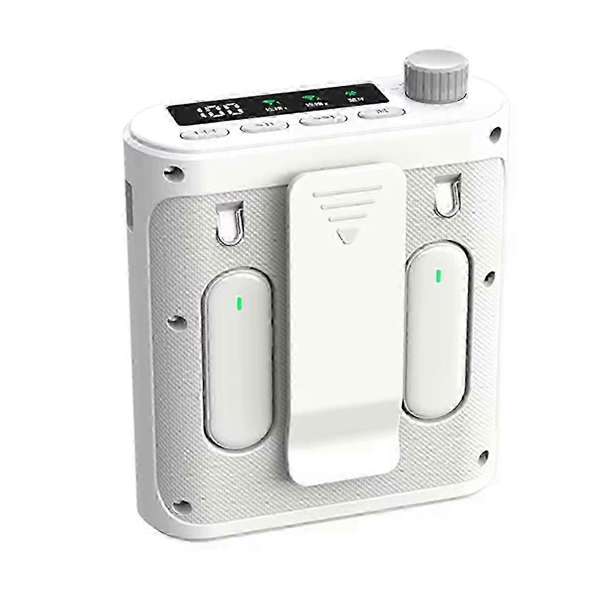 Portable Voice Amplifier with Mini Wireless Speaker and Lavalier Microphone for Teachers, Seniors, and Tour Groups