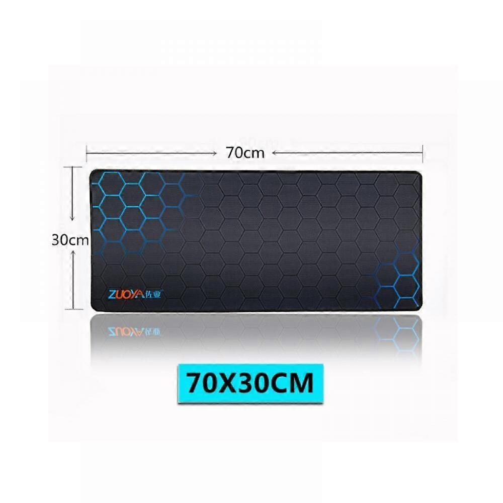 High-quality large gaming mouse pad with edge, used for notebook computers, computer mouse pad with natural non-slip rubber base, 28*12in